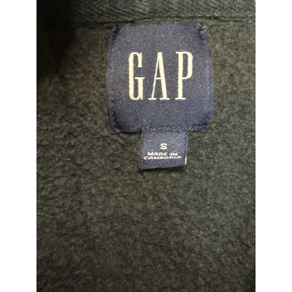 Gap 1969‎ Black Men’s Hoodie Spellout Graphic Kangaroo Pouch Small Y2K Inspired - Picture 6 of 6